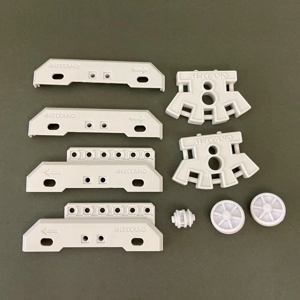 Meccano Tech 16404 Maker System‎ Robot Replacement Add-on Part Piece Lot of 9
